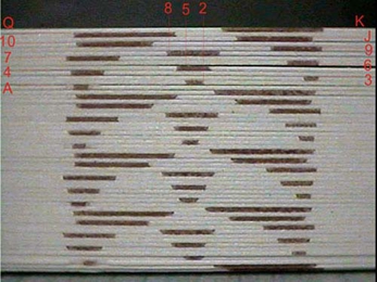 Barcode marqué cartes, marqué cartes