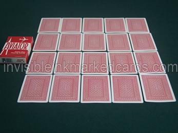 US Aviator marqué cartes, US Series marqué cartes, marqué cartes