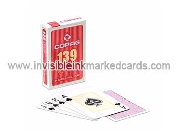 Copag 139 cartes marquéess, Copag marqué cartes, marqué cartes